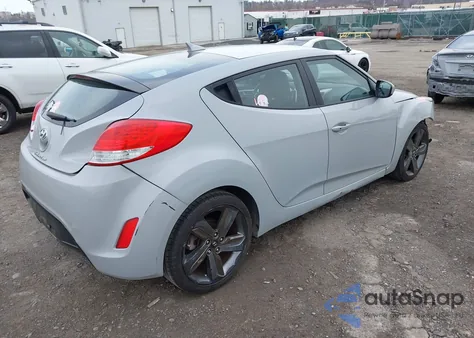 2013 Hyundai Veloster Re:mix z USA, uszkodzony, nr VIN KMHTC6AD3DU140949